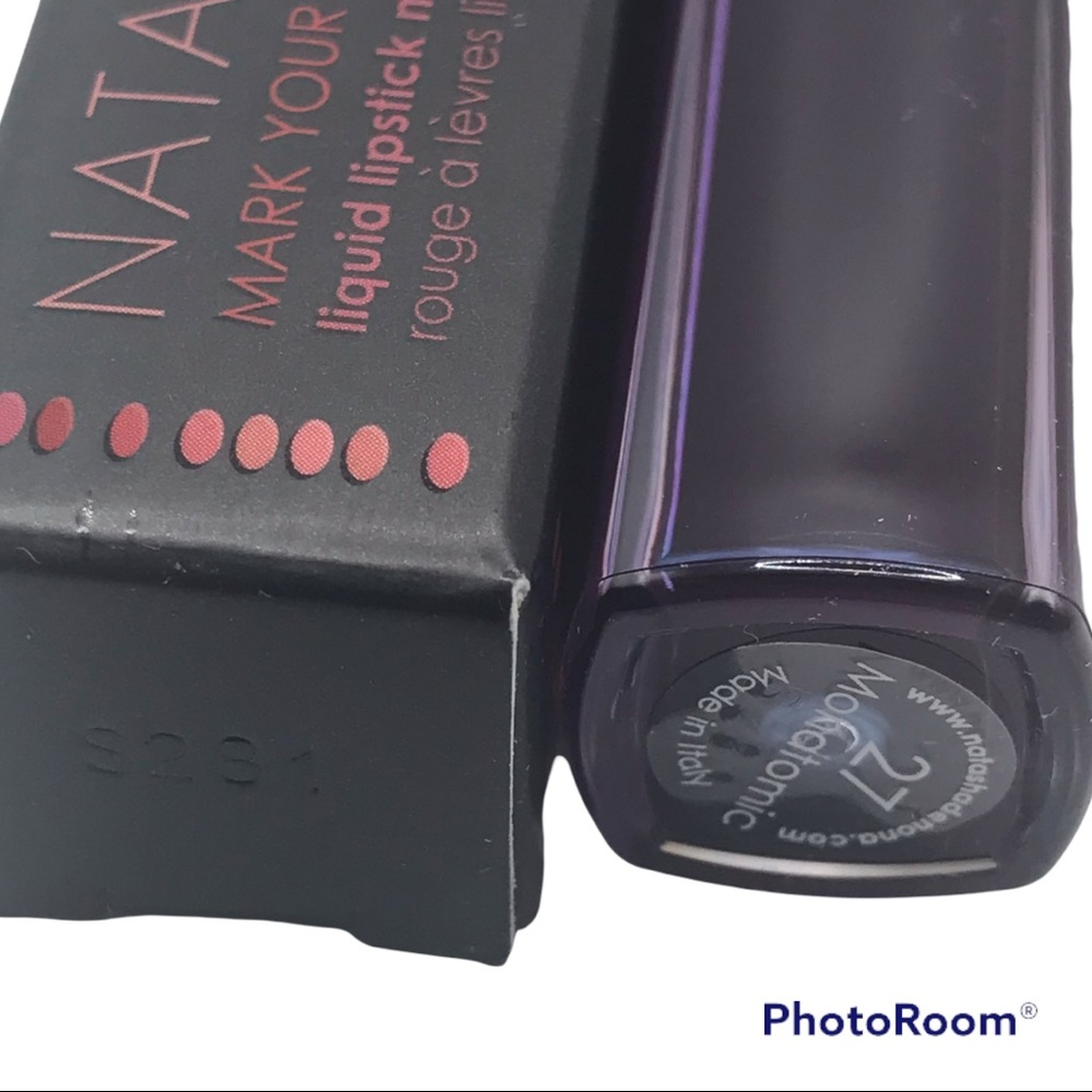 Natasha Denona Mark your Liquid Lips Matte Lipstick in Monatomic new goth gothic - Picture 5 of 9